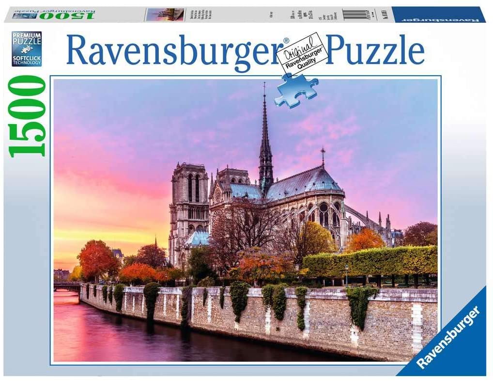 Ravensburger Picturesque Notre Dame 1500 Piece Puzzle image 0